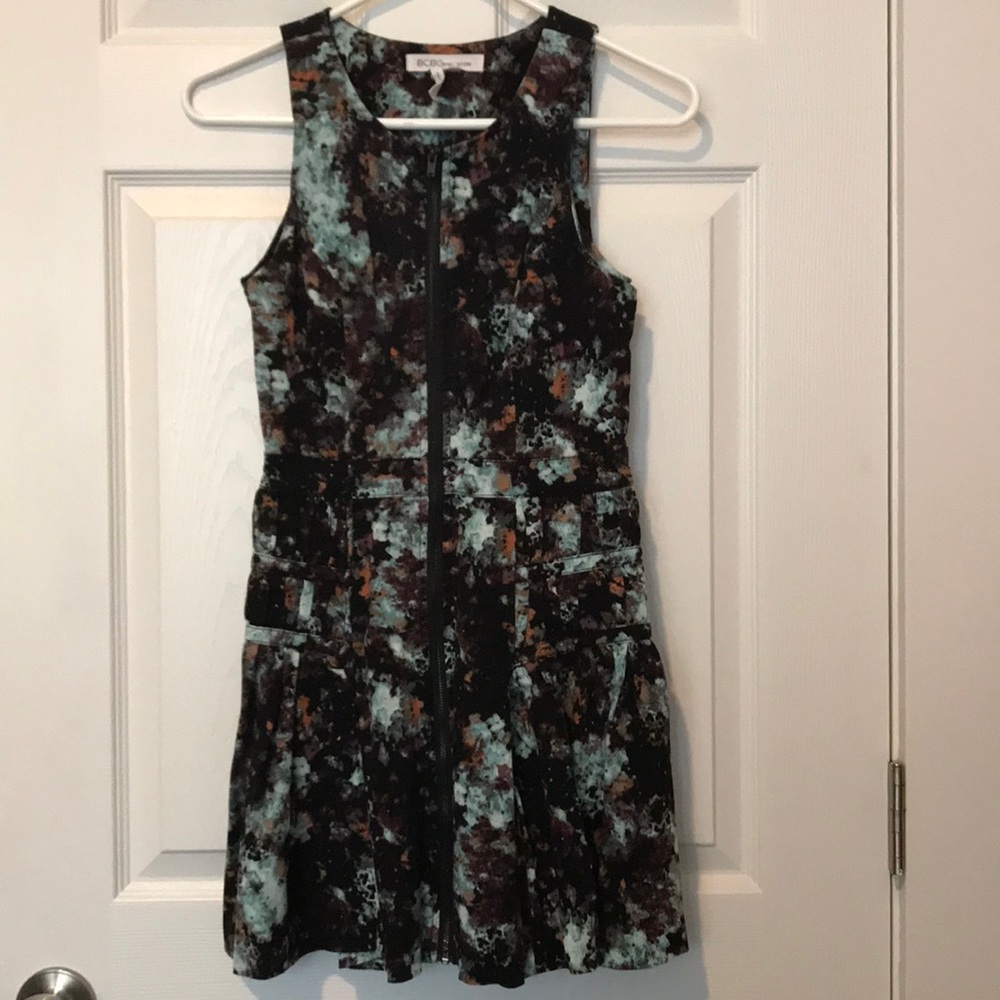 BCBGeneration Cotton Stretch Knee Length Dress